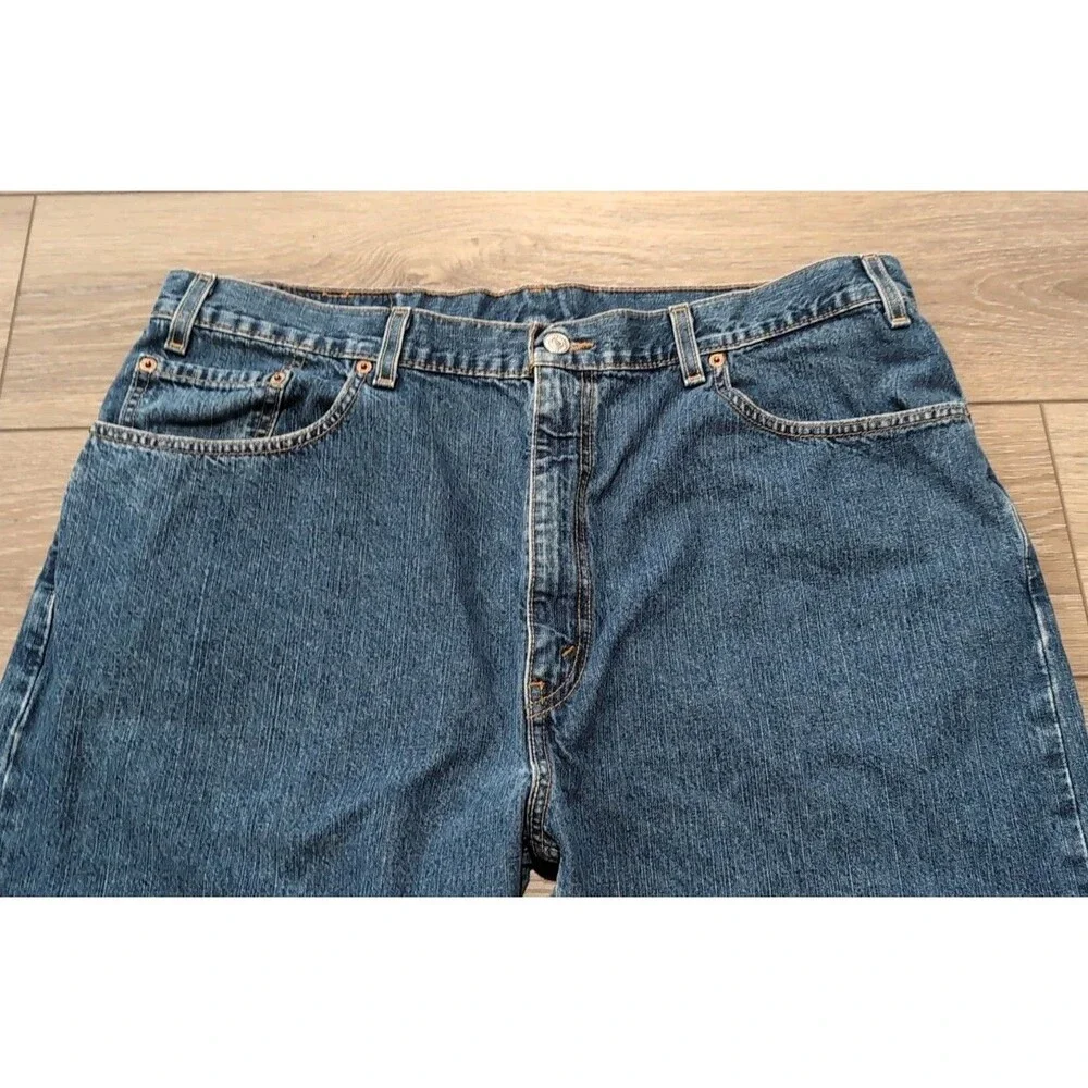 VINTAGE '03 LEVI'S 505 MEN'S BLUE JEANS Regular Straight SZ 40X30 Med Wash EUC